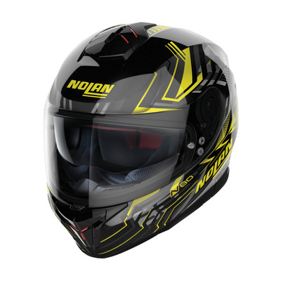 Nolan N80-8 Turbolence Helmet - Black/Yellow