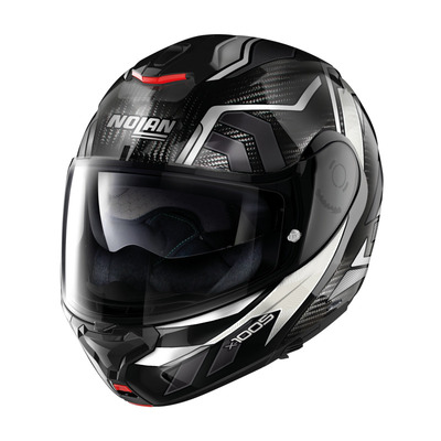 X-Lite X-1005 UC Flip Up Sandglass Helmet - Carbon White/Grey