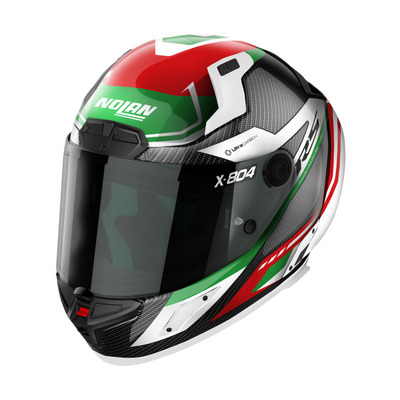 X-Lite X-804 RS Maven Helmet - Carbon/Red/White/Green