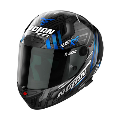 X-Lite X-804 RS Spectre Helmet - Carbon/Blue/Chrome