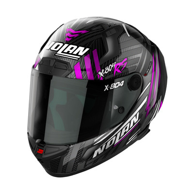 X-Lite X-804 RS Spectre Helmet - Carbon/Pink/Chrome