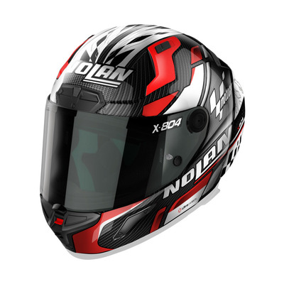 X-Lite X-804 RS Motogp Helmet - Carbon/Red/White