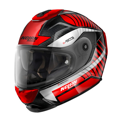 X-Lite X-903 UC Starlight Helmet - Carbon/Red/White