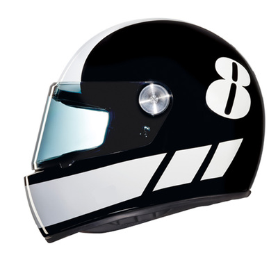 X-Helmets XG100R Billy B Helmet - Black/White