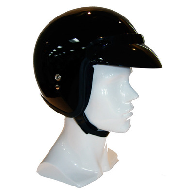 Nex NJ-01 Jet Stud Helmet - Gloss Black