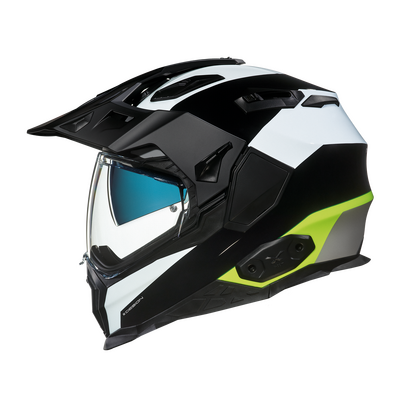 X-Helmet XWED2 Duna Helmet - Black/Neon Yellow - S