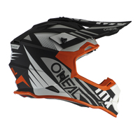 Oneal 2 Series Spyde Black White and Orange Helmet