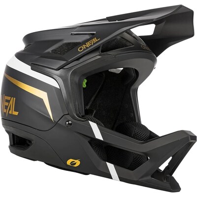 Oneal Transition Flash Helmet - Black/White/Gold