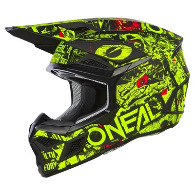 Oneal 2025 Youth 3 SRS Helmet - Black/Yellow