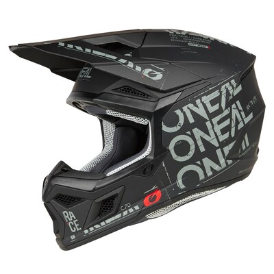 Oneal 2025 3 SRS Static Helmet - Black/Grey