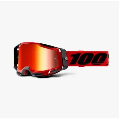 100% Racecraft 2 Red Mirror Goggles