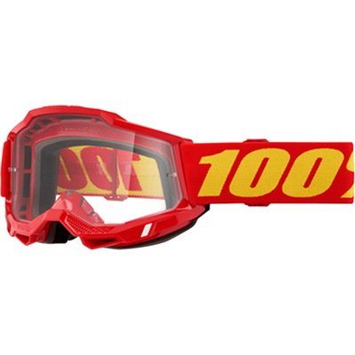 100% Accuri 2 Goggle - Red - Clear Lens