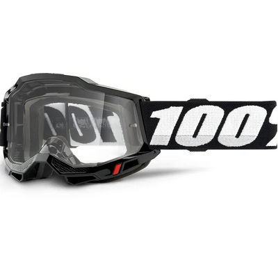 100% Accuri 2 OTG Black Clear Goggles