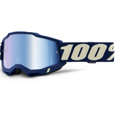 100% Accuri 2 Deepmarine Goggle - Blue - Mirror Blue Lens