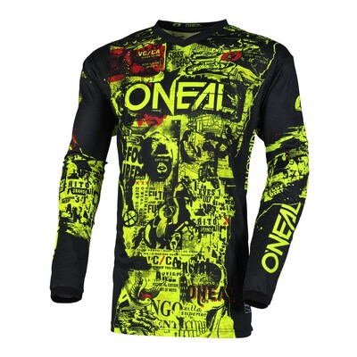 Oneal 2025 Youth Element Attack Jersey - Yellow