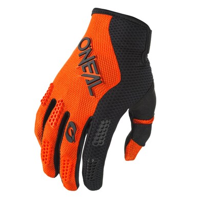 Oneal 2025 Youth Element Racewear Gloves - Black/Orange