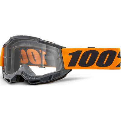 100% Accuri2 OTG Goggle - Orange/Clear Lens