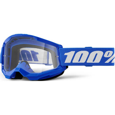 100% Strata2 Goggle - Blue - Clear Lens