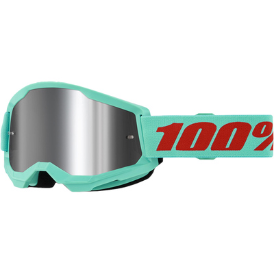 100% Strata2 Goggle - Maupiti - Mirror Silver Lens