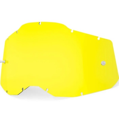 100% Lenses for Racecraft2, Accuri2 & Strata2 Goggles - Yellow