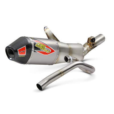 Pro Circuit Crf450R 21-25 T6 Pro System - Ti Silencer, Carbon End Cap, S/Less Tubing, Ma Legal