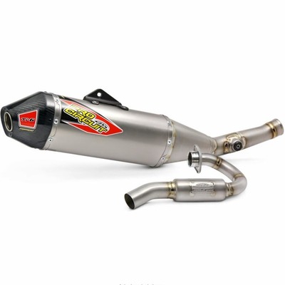 Pro Circuit Kx450 19-23 T6 Pro System - Carbon End Cap, S/Less Tubing Ti Silencer, Ma Legal