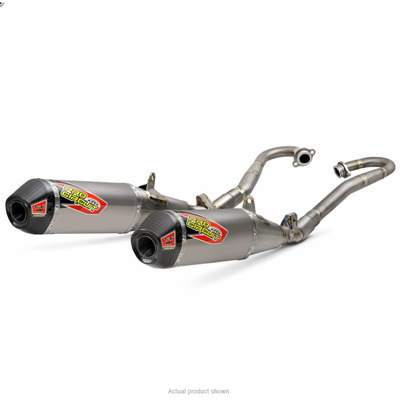 Pro Circuit Crf250R 20-21 Ti-6 Dual Pro - Carbon End Cap, Full Titanium System, Fim/Ma Legal