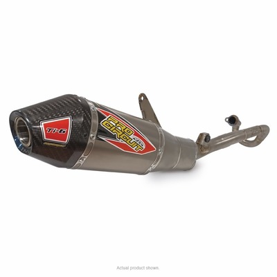 Pro Circuit Crf250R 22-25 Ti-6 Std System - Carbon End Cap, Full Titanium System, Us Spec, Not Ma Legal