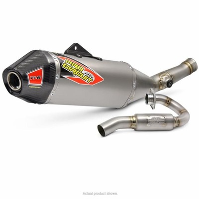 Pro Circuit Kx450 19-23 Ti-6 Std Syst - Carbon End Cap, Full Titanium System, Us Spec, Not Ma Legal