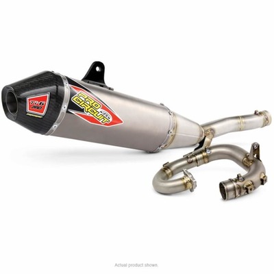 Pro Circuit Yz450F 18-19/Wrf 19-20 Ti6 Pro - Carbon End Cap, Full Titanium System, Fim Legal