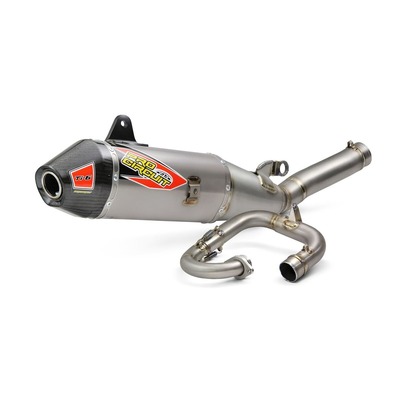 Pro Circuit Yz250F 19-25 / Wr250F 20-25 Ti-6 Std System - Full Titanium, Carbon End Cap, Us Spec, Not Ma/Fim Legal