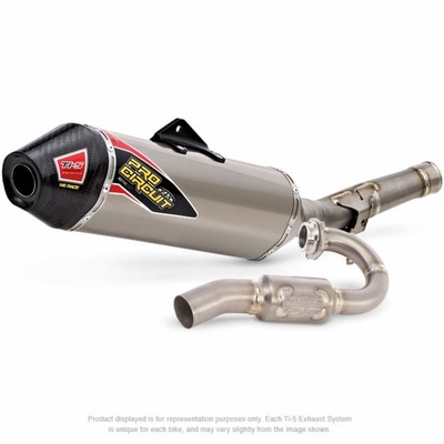 Pro Circuit Husq Te310 11-12 Ti-5C Race - System Carbon Fixed End Cap, Fim Approved