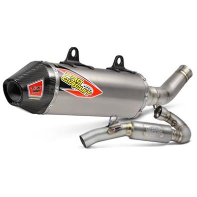 Pro Circuit 450Sx-F / Fc450 16-18 Ti-6 Pro System - Carbon End Cap, Full Titanium System, Fim Legal