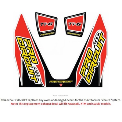 Pro Circuit Ti-6 Decal Rmz/Kxf/Ktmsxf