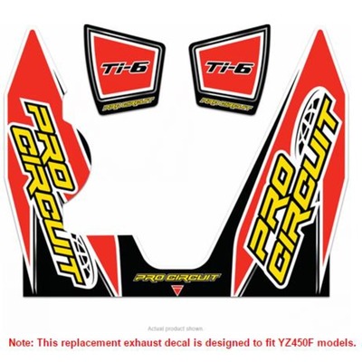 Pro Circuit Ti-6 Decal Yz450F