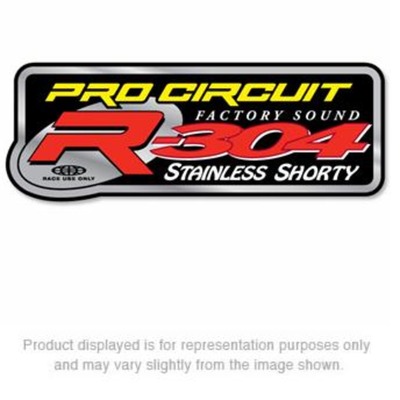 Pro Circuit R304 Shorty Silencer Decal