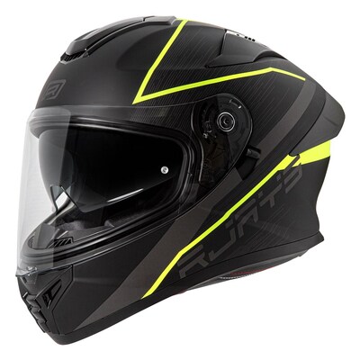 Rjays Apex IV Raker Helmet - Matte Black/Grey/Yellow