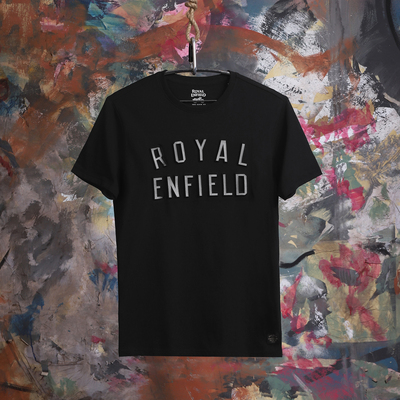 Royal Enfield Raised Tee - Black