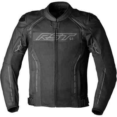 RST S-1 Vented Leather/Mesh Jacket - Black