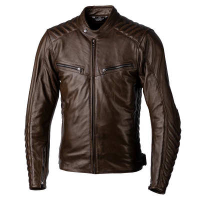 RST Roadster 3 CE Vented Leather Jacket - Brown