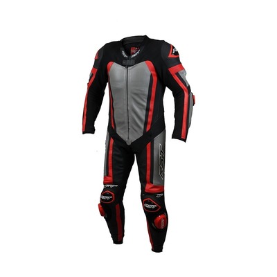 RST Pro Series Evo CE Mens Leather 1Piece Suit - Black/Grey/Red