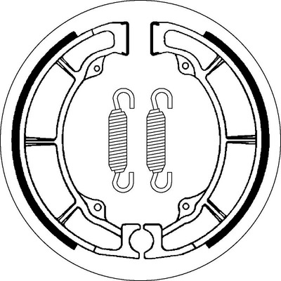 SBS 2038 Brake Shoes - With Springs