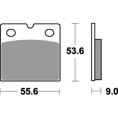 SBS 506Hf Front/Rear Pads - Ceramic Street