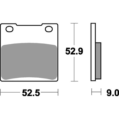 SBS 556Hf Front/Rear Pads - Ceramic Street