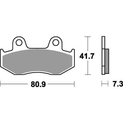 SBS 558Hf Front/Rear Pads - Ceramic Street