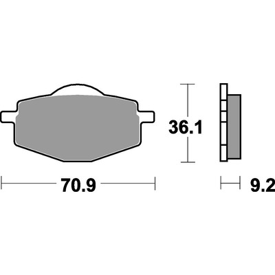 SBS 575Hf Front/Rear Pads - Ceramic Street