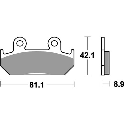 SBS 593Hs Front Pads - Sinter Street