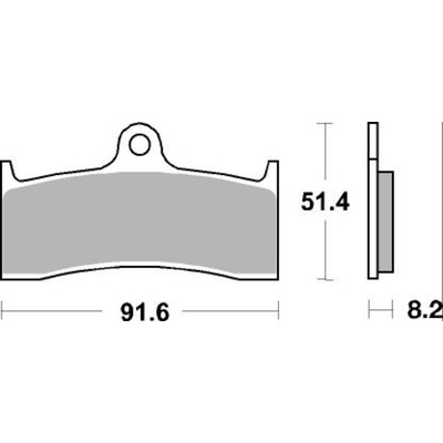 SBS 676Hs Front Pads - Sinter Street