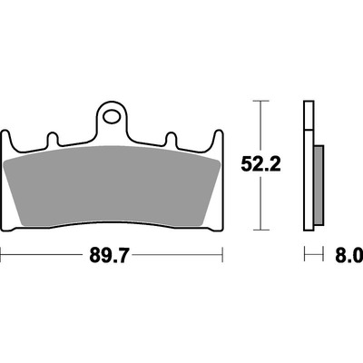 SBS 686Hs Front Pads - Sinter Street