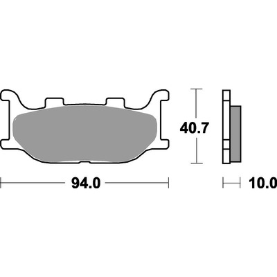 SBS 691Hs Front Pads - Sinter Street